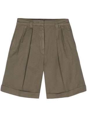 ASPESI pleated chino shorts - Green