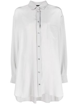 ASPESI pocket silk shirt - Grey