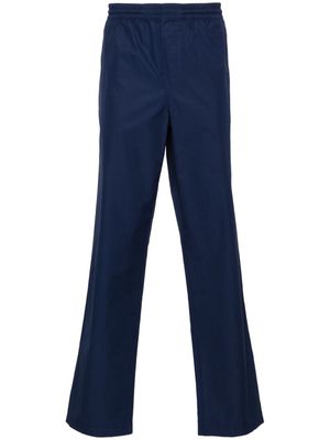 ASPESI poplin cotton straight-leg trousers - Blue