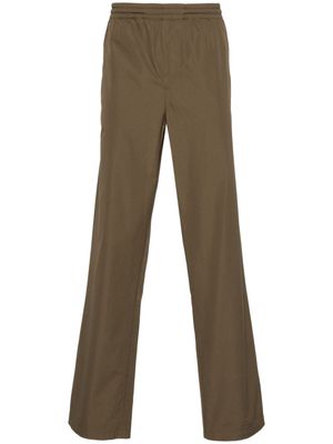 ASPESI poplin cotton straight-leg trousers - Green