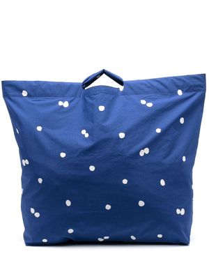 ASPESI print tote bag - Blue