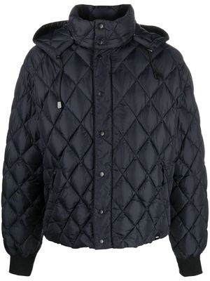 ASPESI quilted hooded jacket - Blue