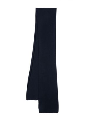 ASPESI rectangle-shape cashmere scarf - Blue
