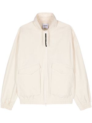 ASPESI ripstop bomber jacket - Neutrals