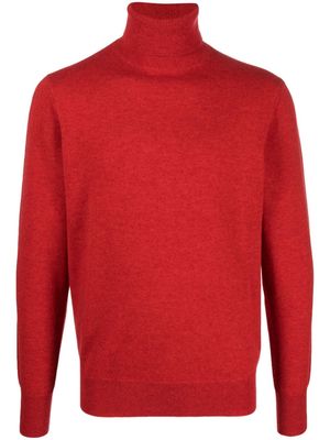 ASPESI roll-neck cashmere jumper - Red