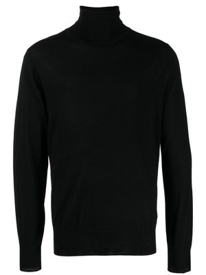 ASPESI roll-neck virgin wool jumper - Black