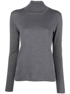 ASPESI roll-neck virgin wool jumper - Grey