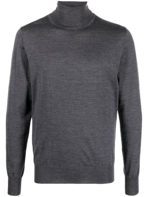ASPESI roll neck wool jumper - Grey