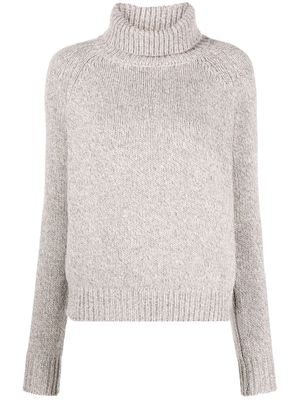 ASPESI roll-neck wool jumper - Neutrals