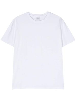 ASPESI rubberised-logo cotton T-shirt - White