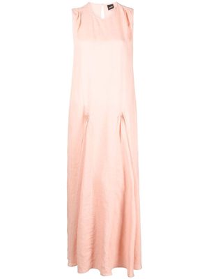ASPESI ruched-detail midi dress - Pink