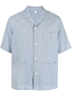 ASPESI seersucker cotton shirt - Blue