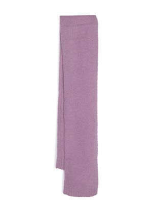 ASPESI Shetland wool scarf - Purple