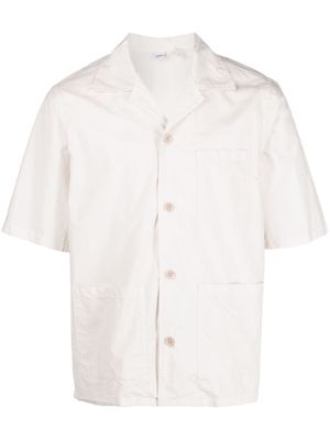 ASPESI short-sleeve cotton shirt - Neutrals