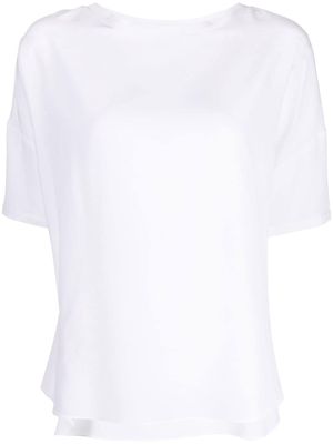 ASPESI short-sleeved round-neck blouse - White