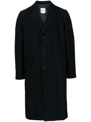 ASPESI single-breasted cotton coat - Black