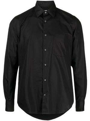 ASPESI slim-cut cotton shirt - Black