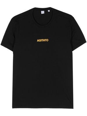 ASPESI slogan-print T-shirt - Black