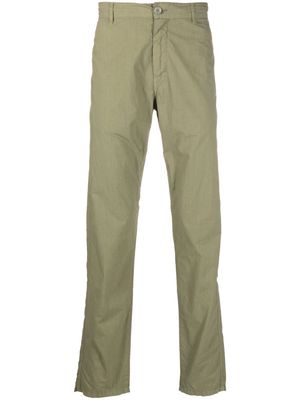 ASPESI straight-leg cotton chino trousers - Green