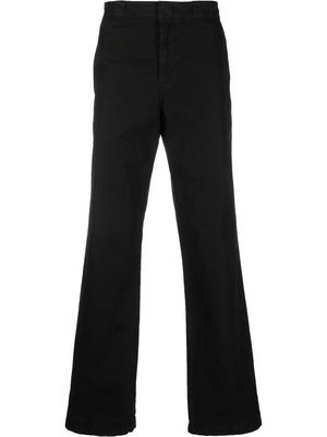 ASPESI straight-leg cotton trousers - Black