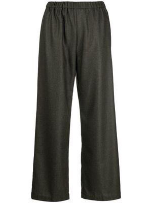 ASPESI straight-leg wool-cashmere trousers - Green