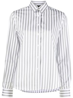 ASPESI striped cotton shirt - Grey