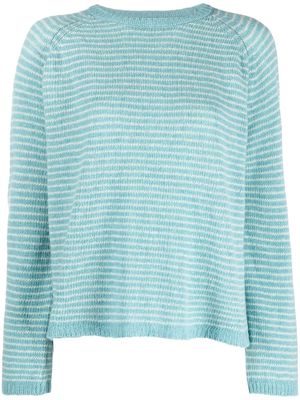 ASPESI striped knitted sweater - Blue