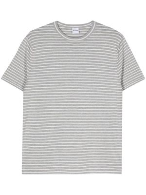 ASPESI stripped knitted T-shirt - Grey