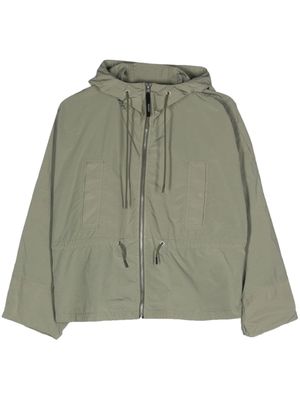 ASPESI taffeta hooded jacket - Green