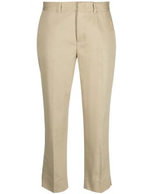ASPESI tailored-cut cropped trousers - Neutrals