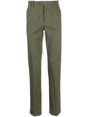 ASPESI tapered-leg corduroy trousers - Green