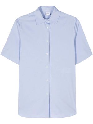 ASPESI tied-waist poplin shirt - Blue