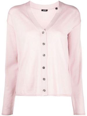 ASPESI V-neck cardigan - Pink