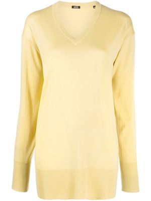 ASPESI v-neck virgin-wool jumper - Yellow