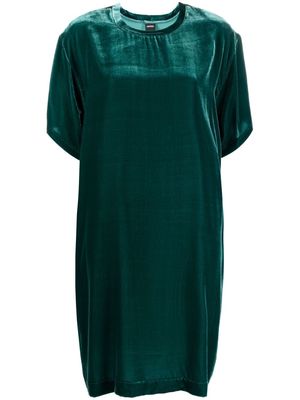 ASPESI velvet T-shirt dress - Green