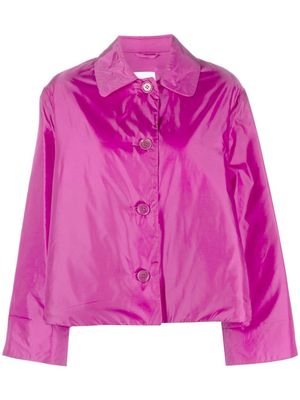 ASPESI wide-sleeve button-up shirt jacket - Purple