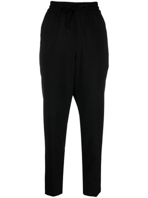 ASPESI wool tapered track-pants - Black