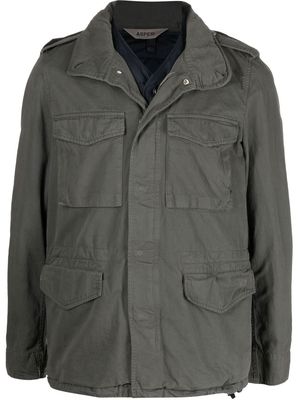 ASPESI zip-front field jacket - Grey