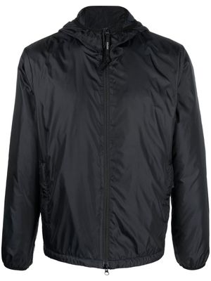 ASPESI zip-up hooded windbreaker jacket - Black
