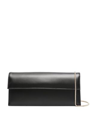 Aspinal Of London Ava leather clutch bag - Black