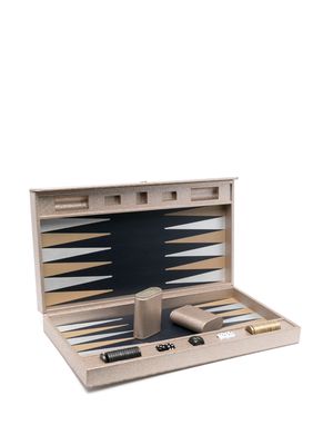 Aspinal Of London Backgammon glittery table game - Gold