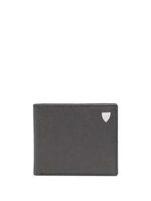 Aspinal Of London bi-fold design leather wallet - Grey
