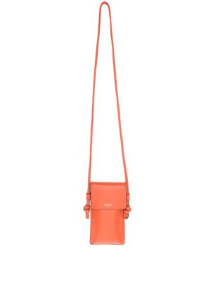 Aspinal Of London Ella leather crossbody bag - Orange