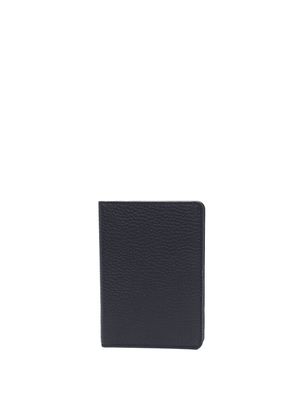 Aspinal Of London embossed-logo passport cover - Blue