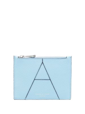Aspinal Of London Essential A leather pouch - Blue