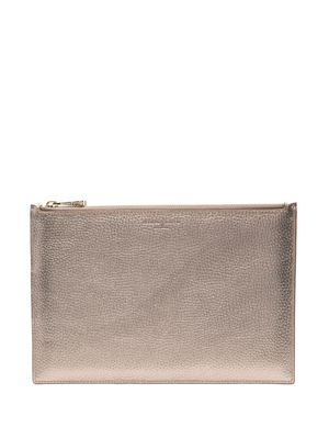 Aspinal Of London Essential flat pouch - Neutrals