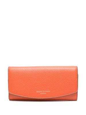 Aspinal Of London Essential leather wallet - Orange