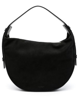 Aspinal Of London Hobo Crescent shoulder bag - Black