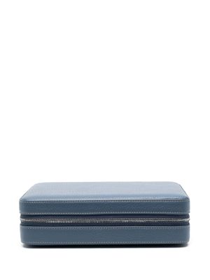 Aspinal Of London jewellery leather travel case - Blue