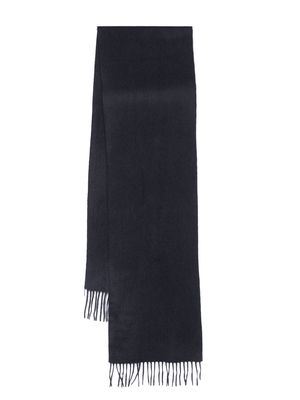 Aspinal Of London knitted cashmere scarf - Blue